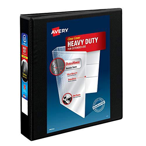 Avery RNAB00006IEL7 avery heavyduty view 3 ring binder, 1.5" one touch