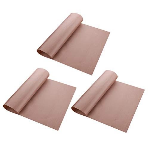 toyvian 3pcs nonstick reusable oven liners heat resistant oven liners