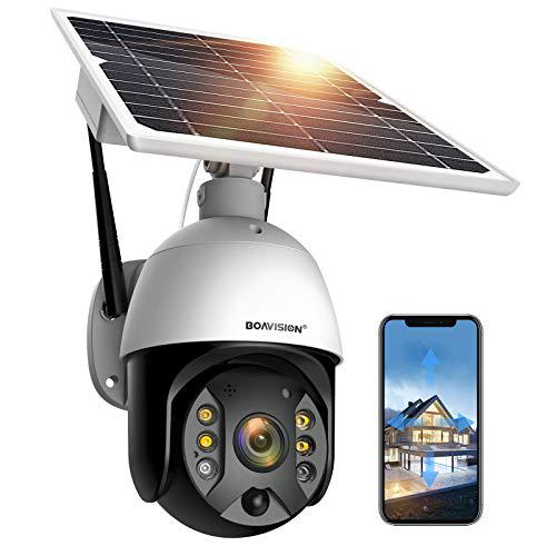 BoaVision outdoor security camera,solar powered battery wifi camera