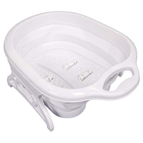 ZenToes zentoes collapsible foot soaking bath tub with massage rollers