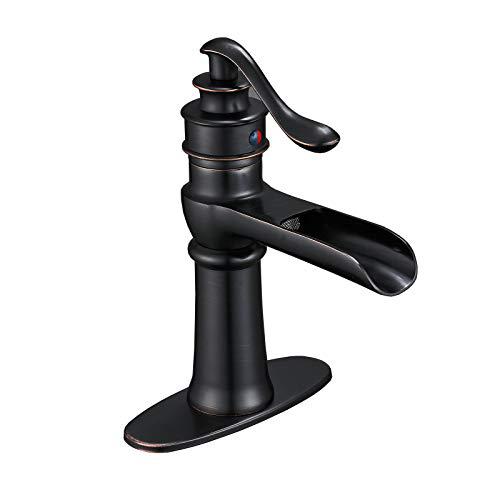 Bathfinesse bathfinesse bathroom sink faucet commercial waterfall oil ...