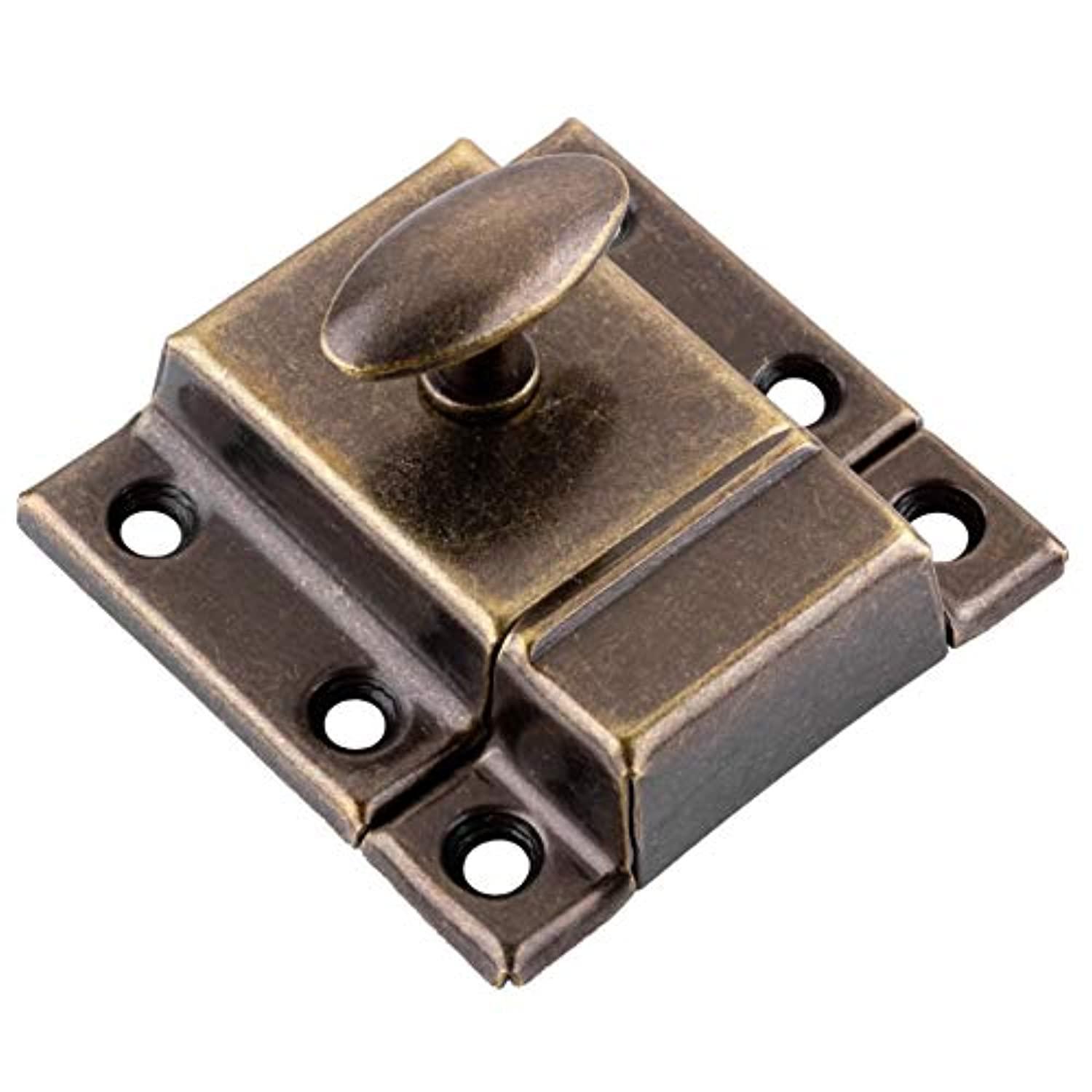 UNIQANTIQ HARDWARE SUPPLY antique brass large stamped latch