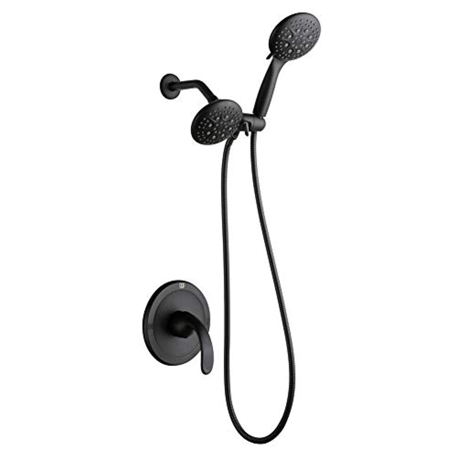 pop sanitaryware pop black dualfunction shower faucet set with valve