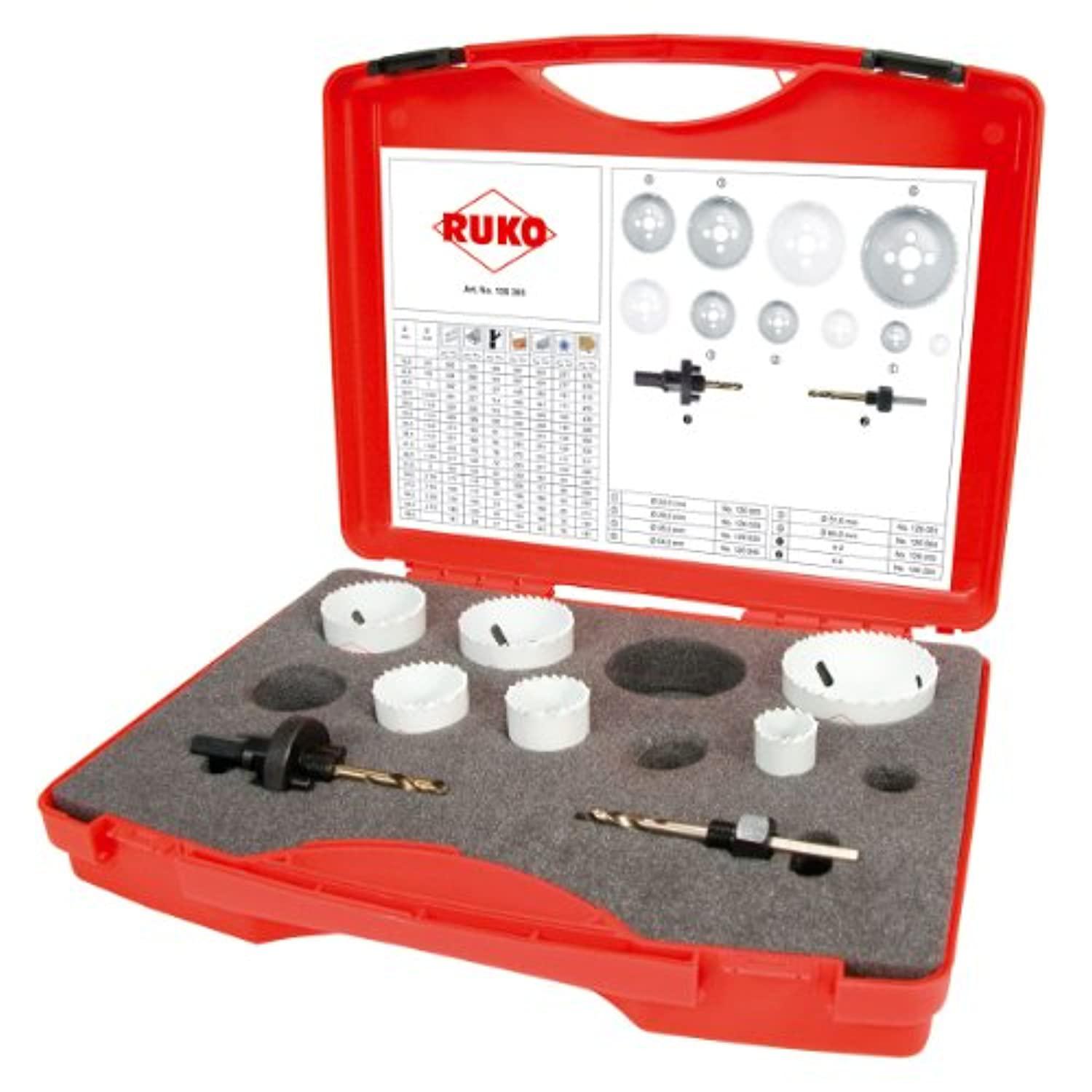RUKO ruko elektro 126305 keyhole saw set 8pieces hss co 8