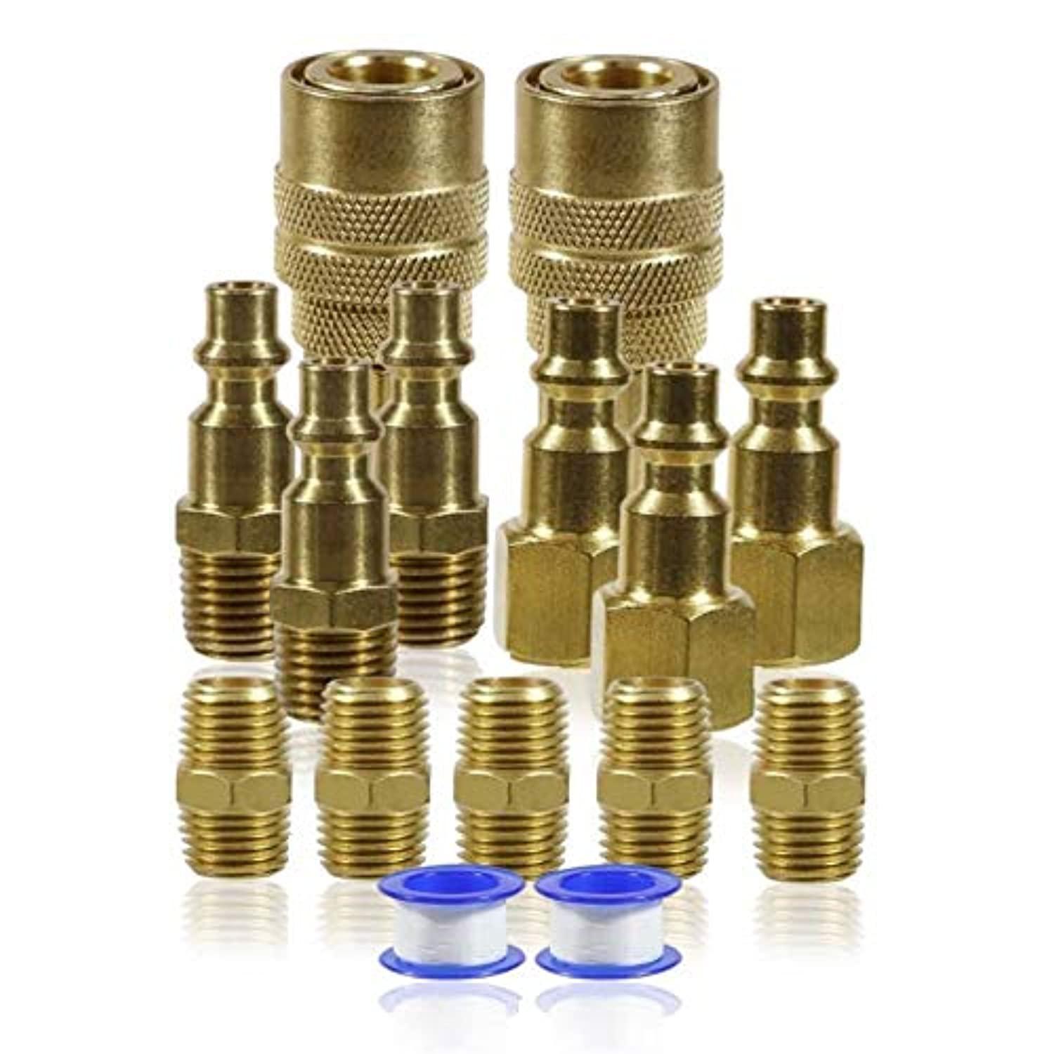 LE LEMATEC le lematec air tool fittings; 1/4 inch npt air compressor