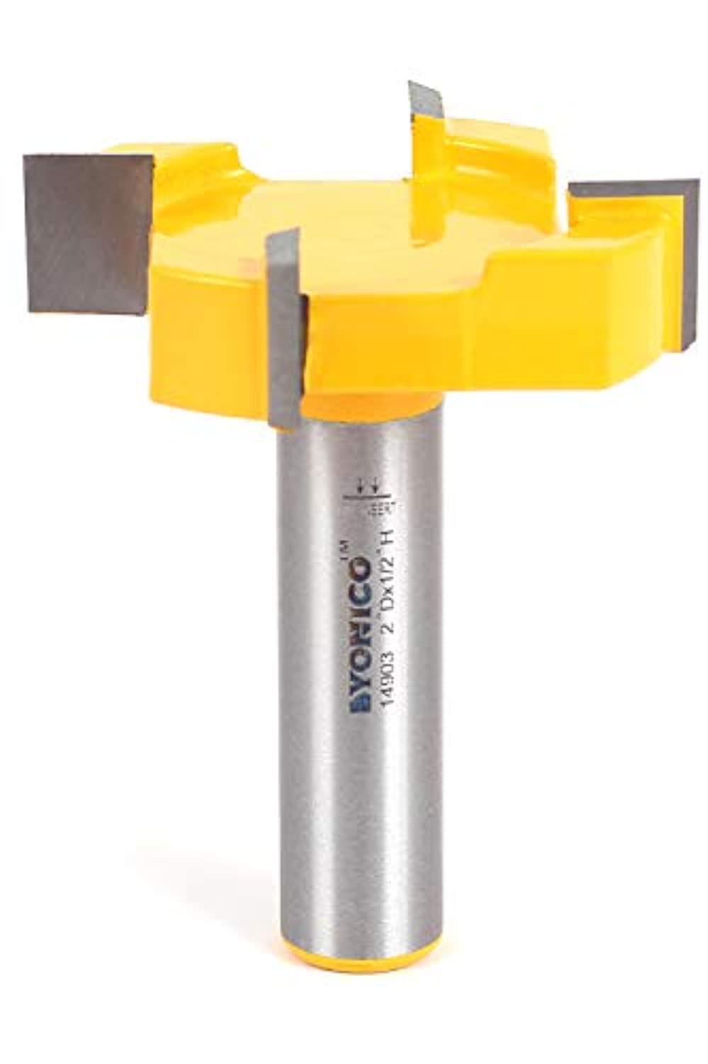 Yonico yonico router bits spoilboard surfacing 2inch diameter 1/2inch